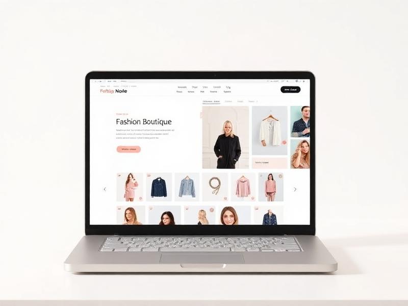 Noelle Boutique website mockup