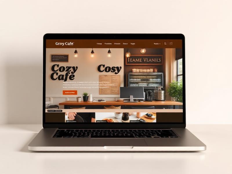 Greyhound Café website mockup